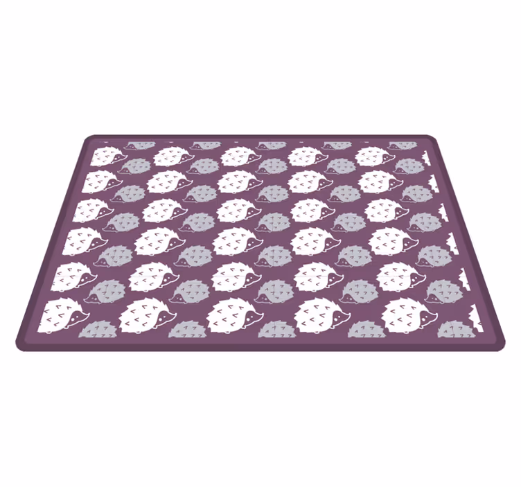 Cartoon Hedgehogs kids carpet - TenStickers
