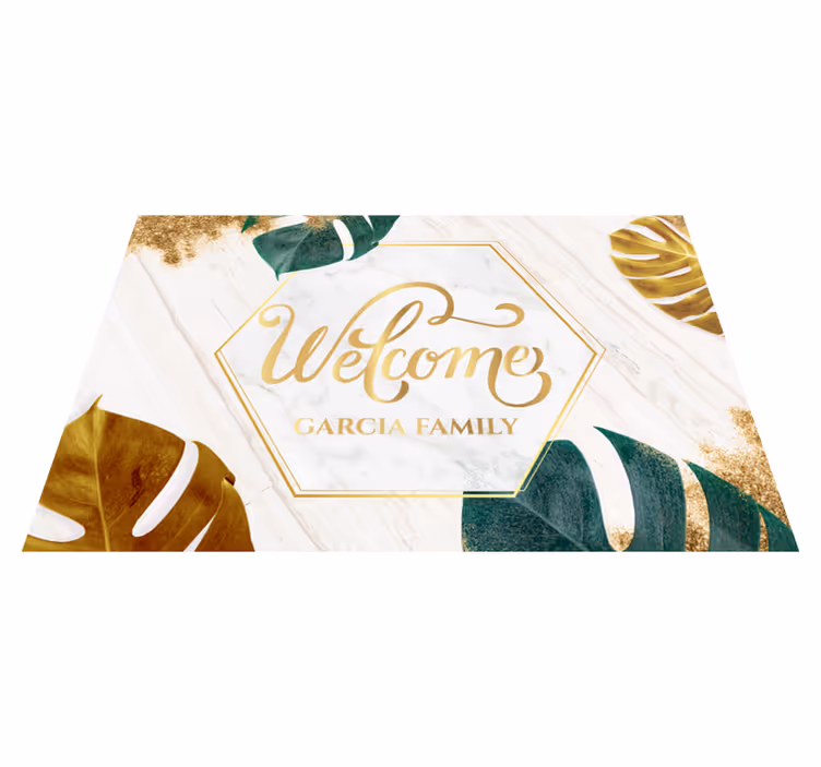 Customizable Entryway custom floor mat - TenStickers