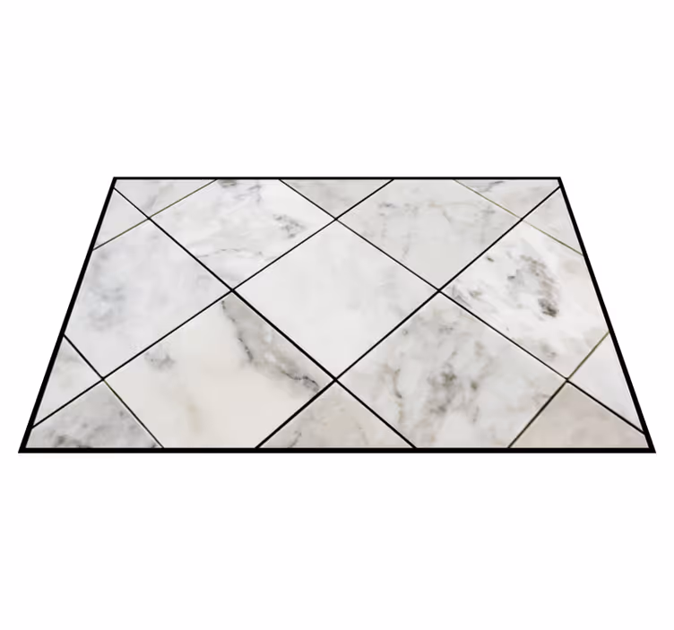 Marble rug marble illusion - TenStickers