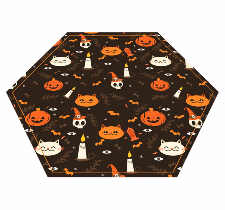 Halloween rugs with cheerful halloween design - TenStickers