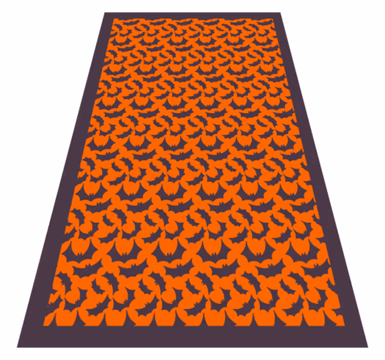 Ornate Feline Motif animal print rug - TenStickers