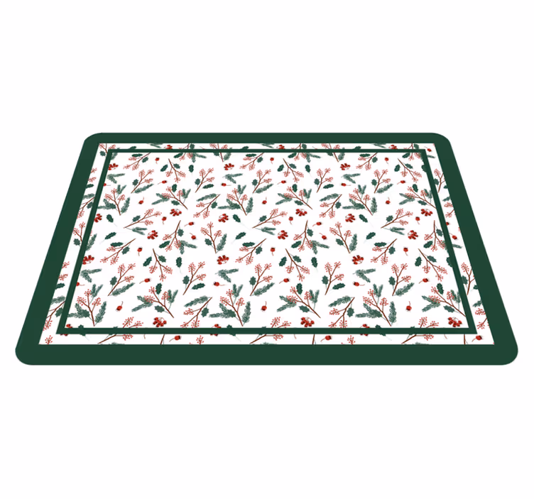 Botanical Garden floral rug - TenStickers