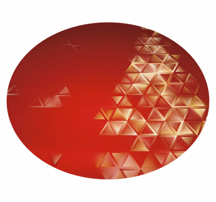 Geometric Ombre Orb geometric rug - TenStickers