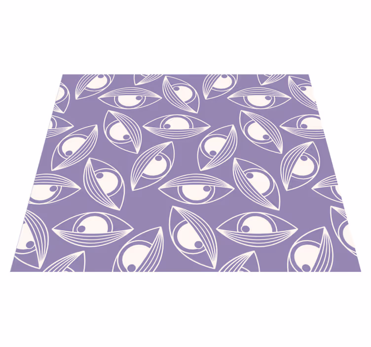Abstract Fish Pattern animal mat - TenStickers