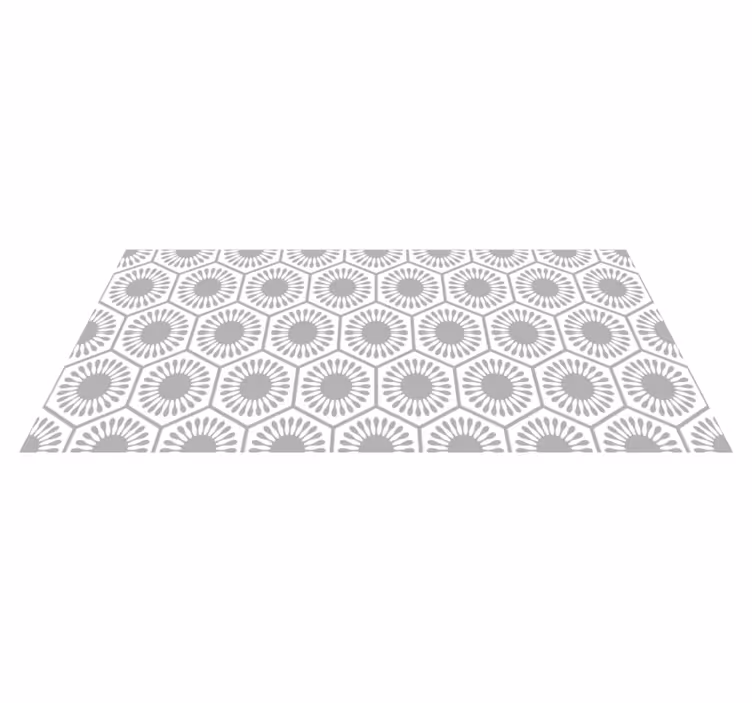 Sunburst Pattern geometric rug - TenStickers
