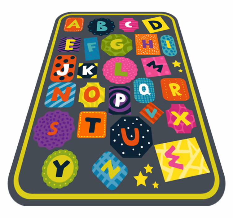 Alphabet carpet for learning letters - TenStickers