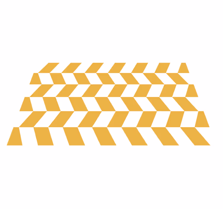 Geometric Herringbone stripes rug - TenStickers