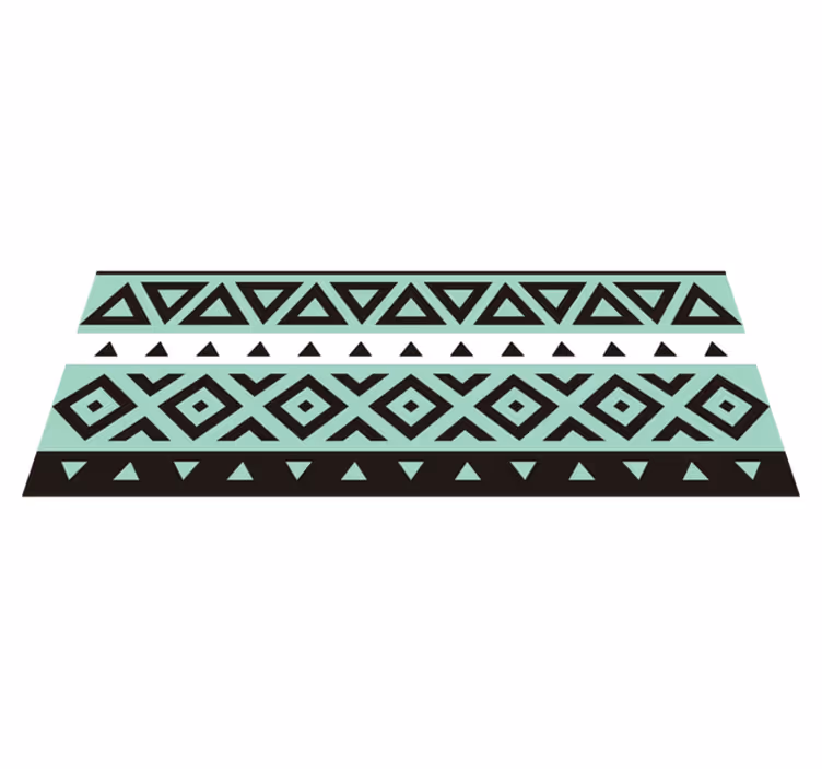 Geometric Gaming Path game rug - TenStickers