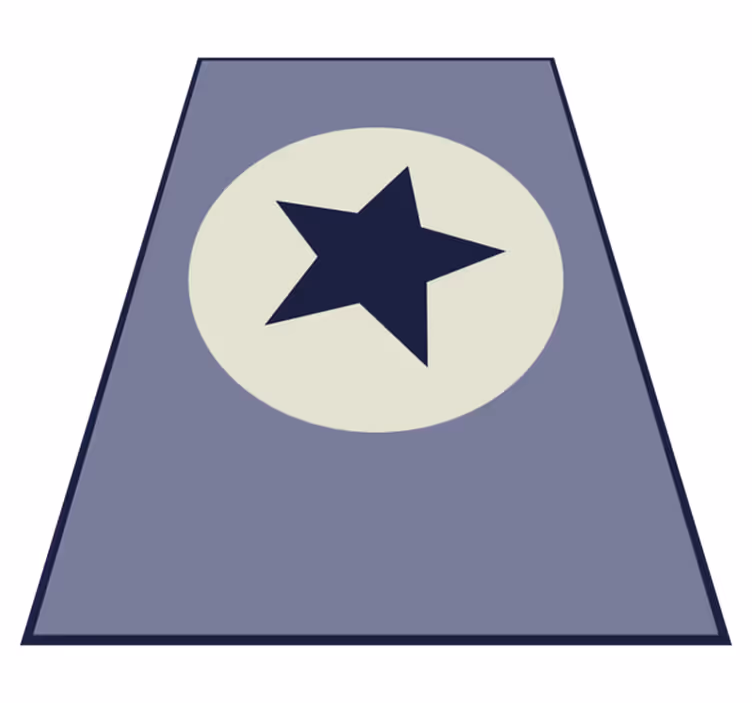 Celestial Centerpiece star rug - TenStickers
