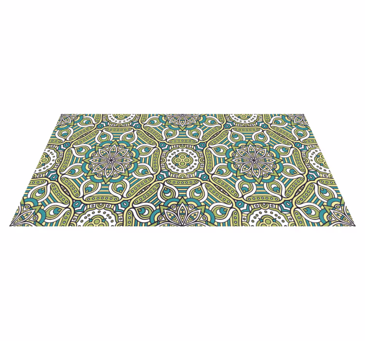 Mandala rug with mandala design - TenStickers