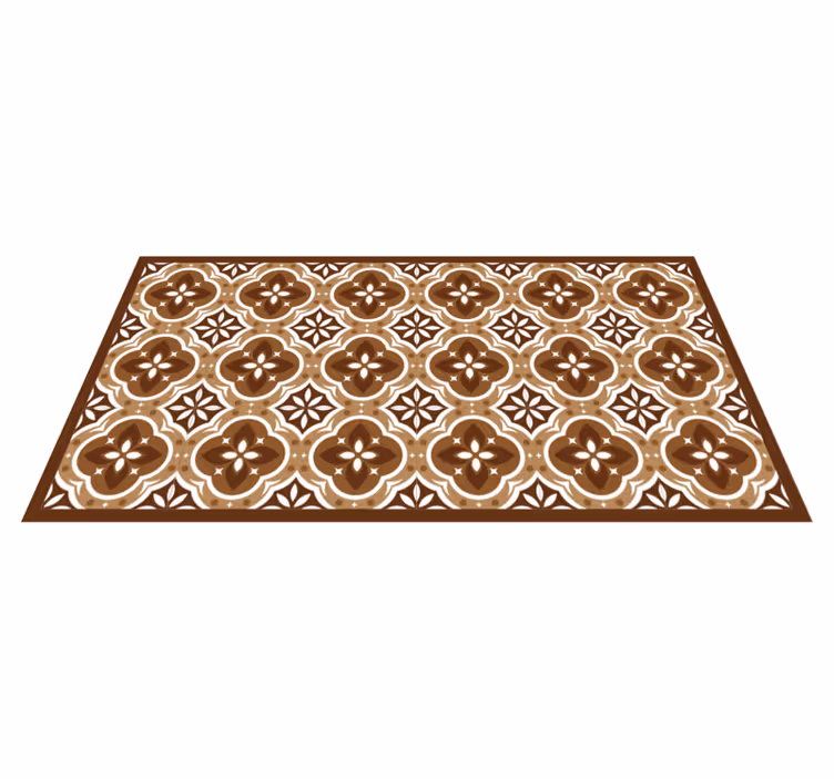 Hummingbird tile carpet for kitchen - TenStickers