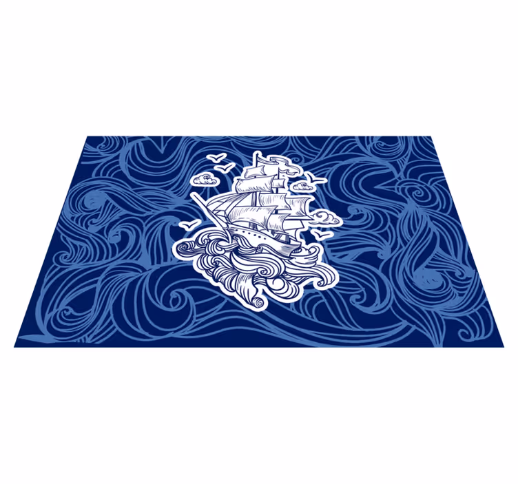 Nautical Adventure kids carpet - TenStickers