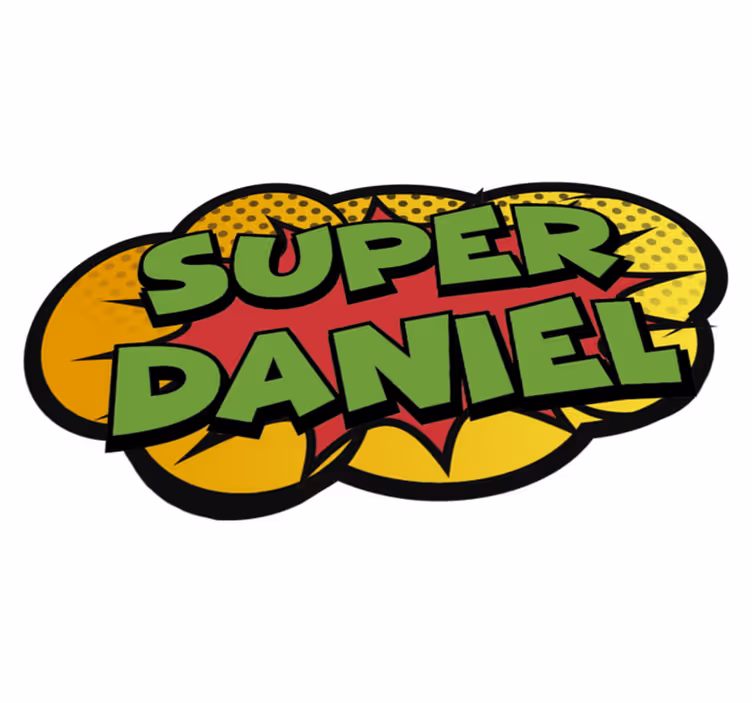 Superhero Customizable custom floor mat - TenStickers