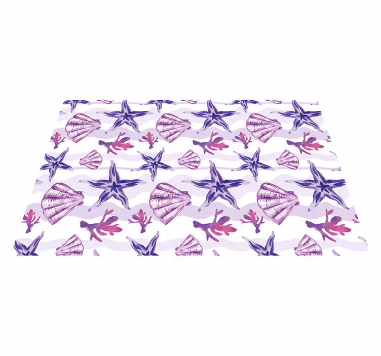 Animal mat with ocean designs - TenStickers