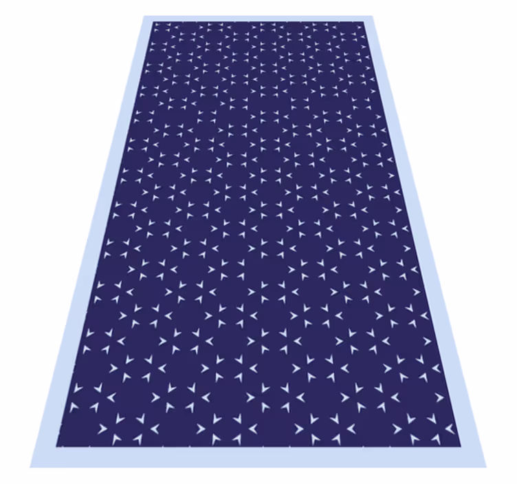 Nautical Stripe Pattern stripes rug - TenStickers