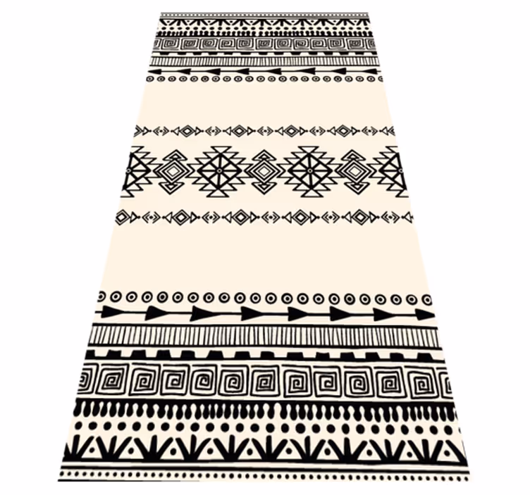 Tribal Way ethnic vinyl rug - TenStickers