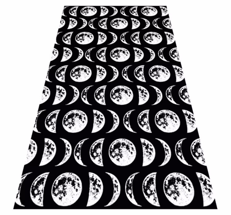 Celestial Phases star rug - TenStickers