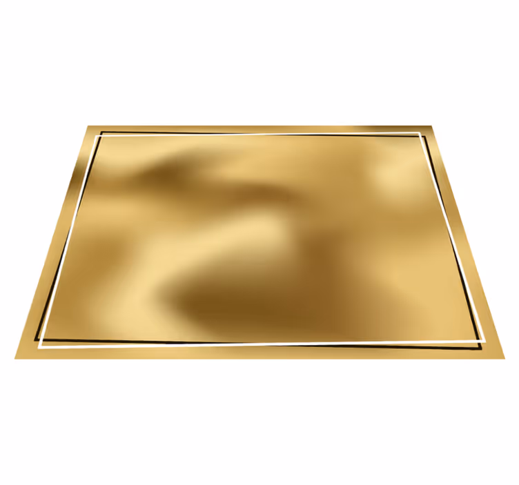 Metallic Sheen minimalistic rug - TenStickers