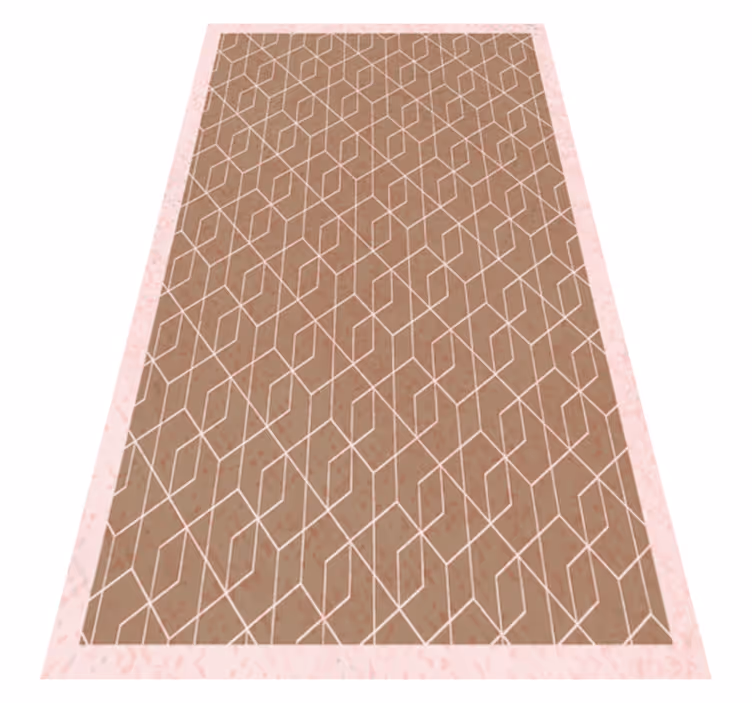 Geometric rug in geometric simplicity - TenStickers