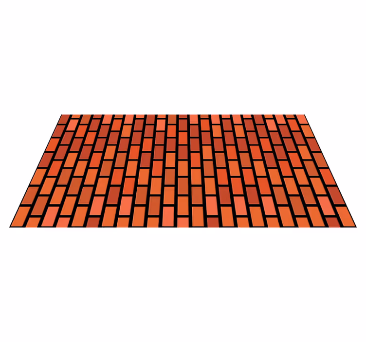 Geometric Tile Simulation texture rug - TenStickers