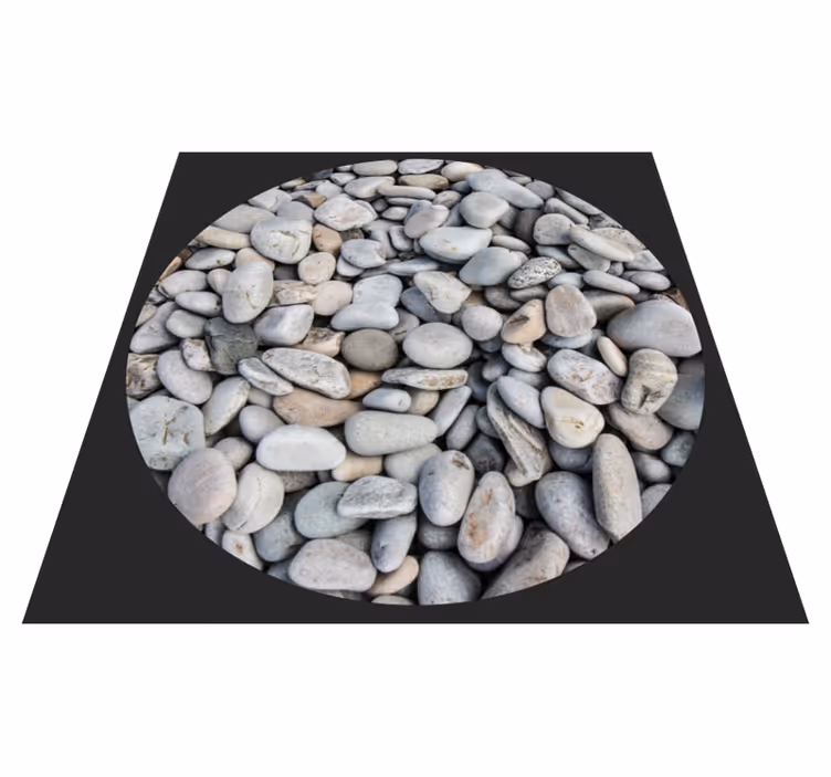 Pebble Finish texture rug - TenStickers
