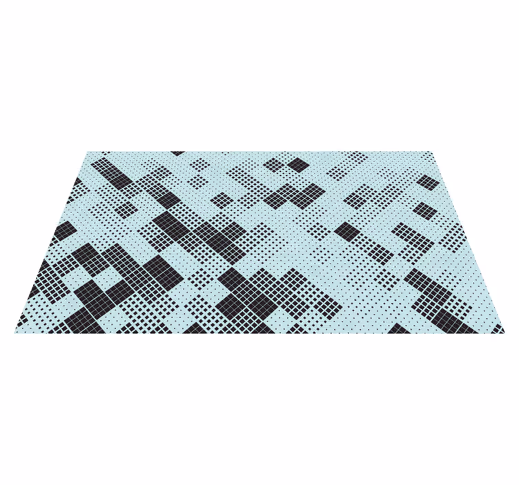 Mosaic rug with mosaic design - TenStickers