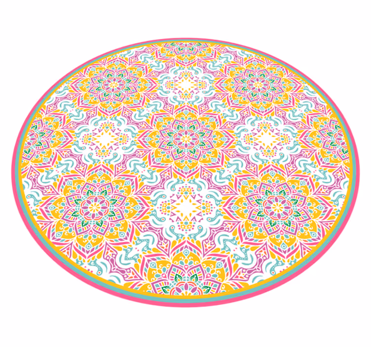 Mandala rug circular design - TenStickers