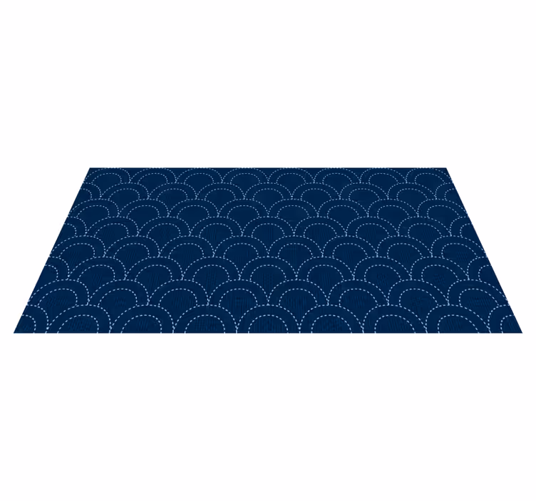 Denim style blue arches texture vinyl carpet - TenStickers