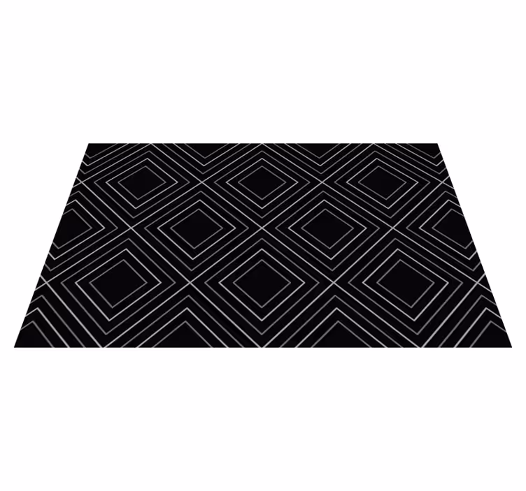 Single-Hued Geometric geometric rug - TenStickers