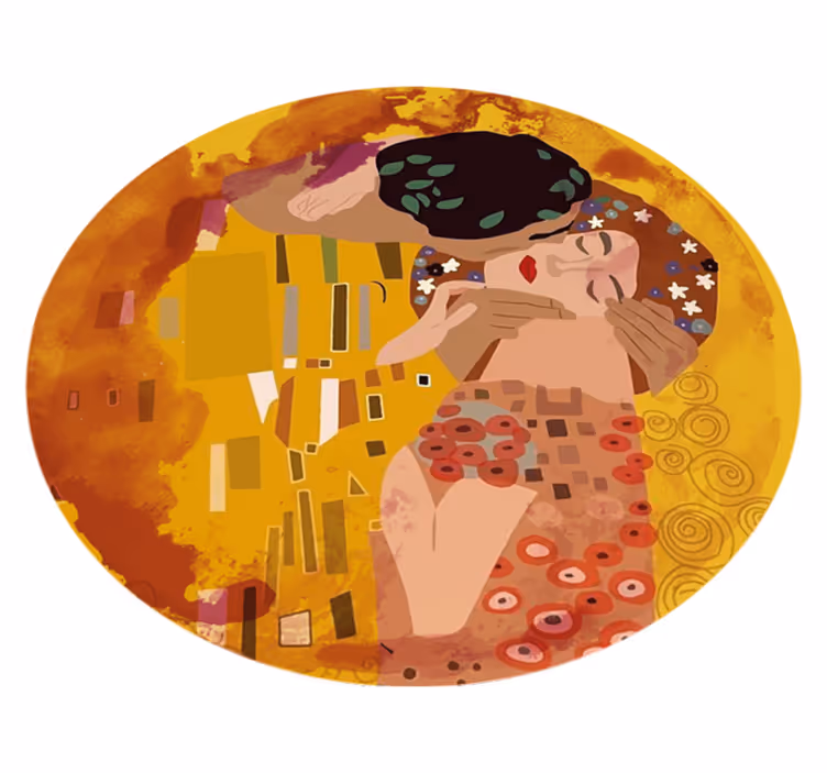 Abstract World Embrace map rug - TenStickers