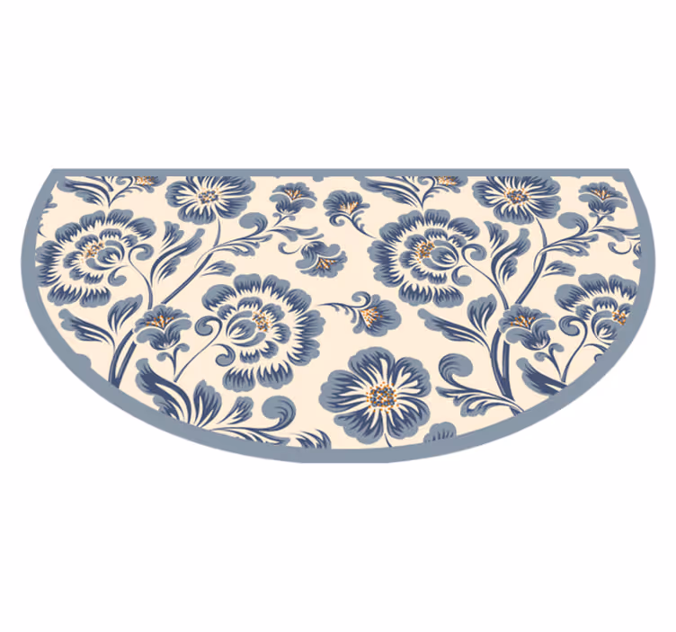 Botanical Entryway Enhancer floral rug - TenStickers