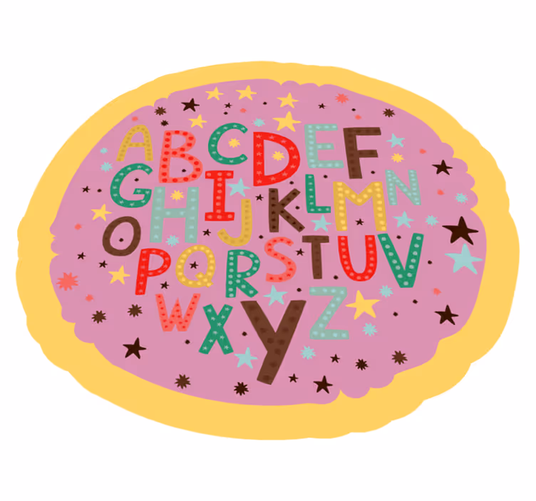 Educational Alphabetic alphabet carpet - TenStickers