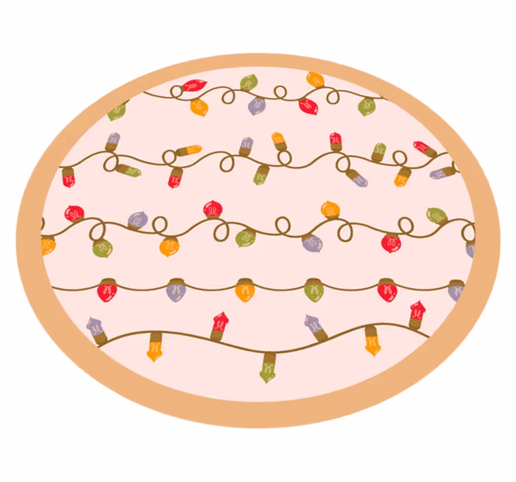 Festive Garland event carpet - TenStickers