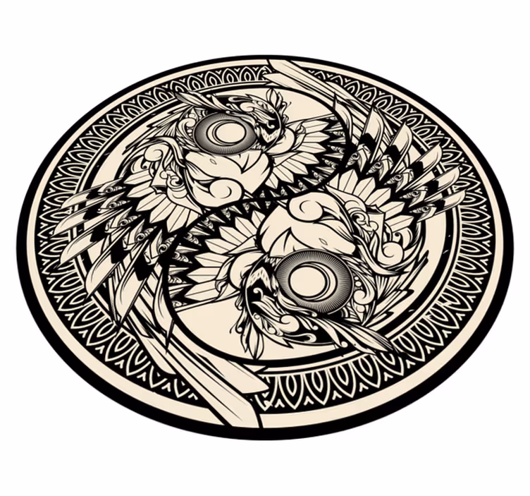 Mandala rug detailed mandala design - TenStickers