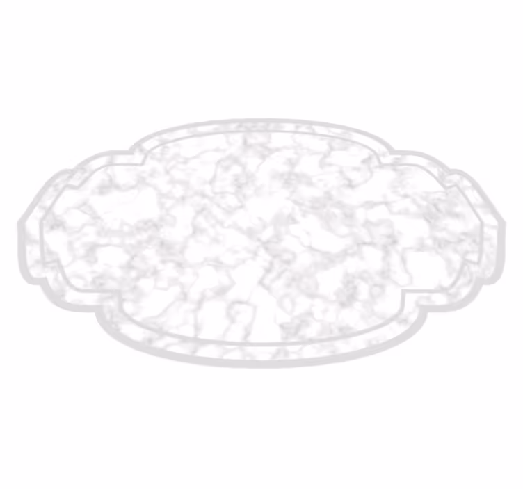 Marble rug in cloud shape - TenStickers