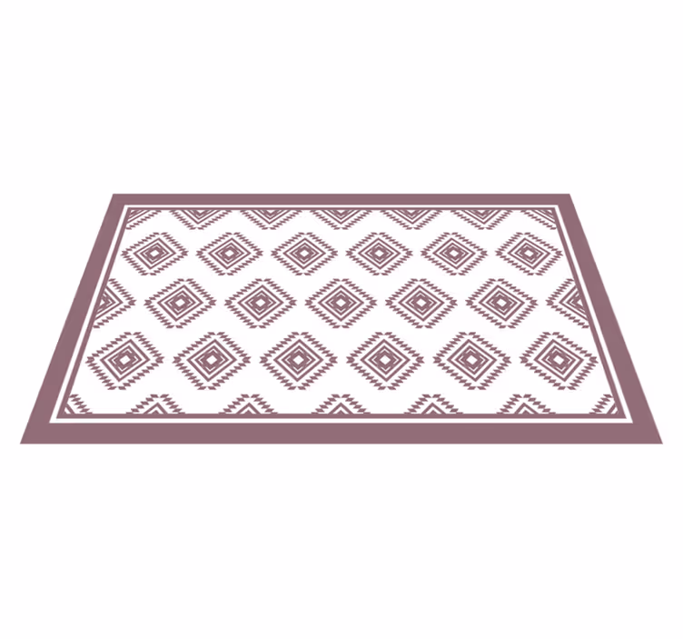 Ethnic rug with cultural motif design - TenStickers