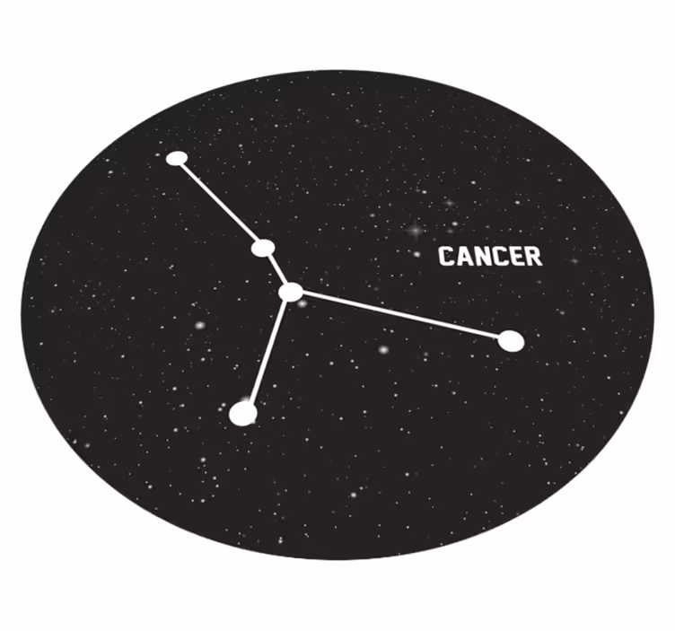 Celestial Constellation star rug - TenStickers