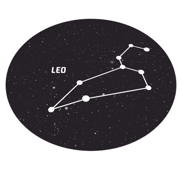 Constellation Astronomy star rug - TenStickers