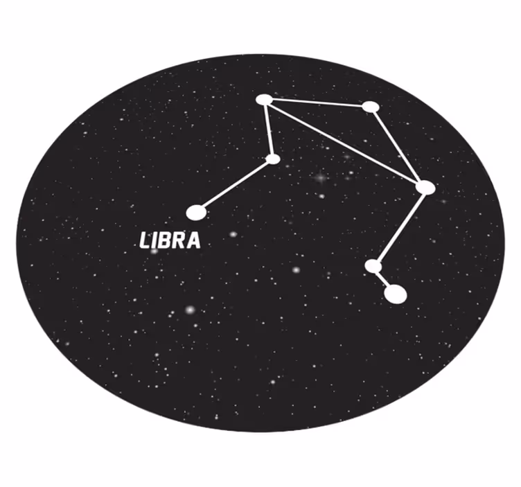 Zodiac Constellation star rug - TenStickers