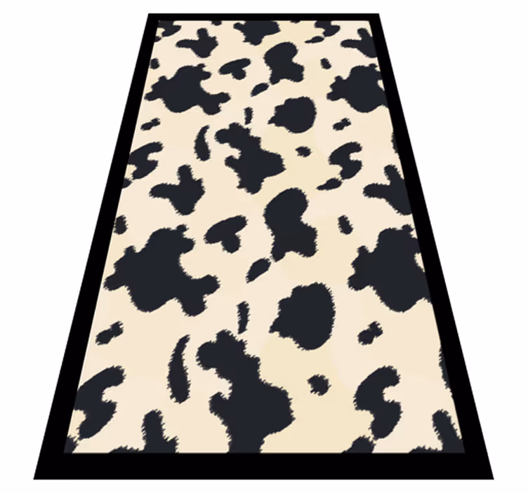 Cowhide Pattern animal print rug - TenStickers