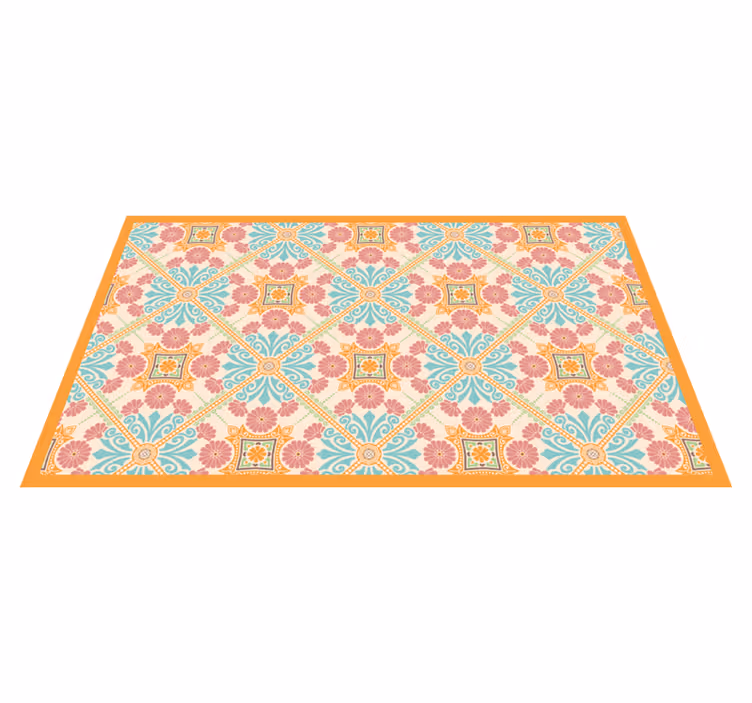 Kitchen colorful mosaic kitchen vinyl mat - TenStickers