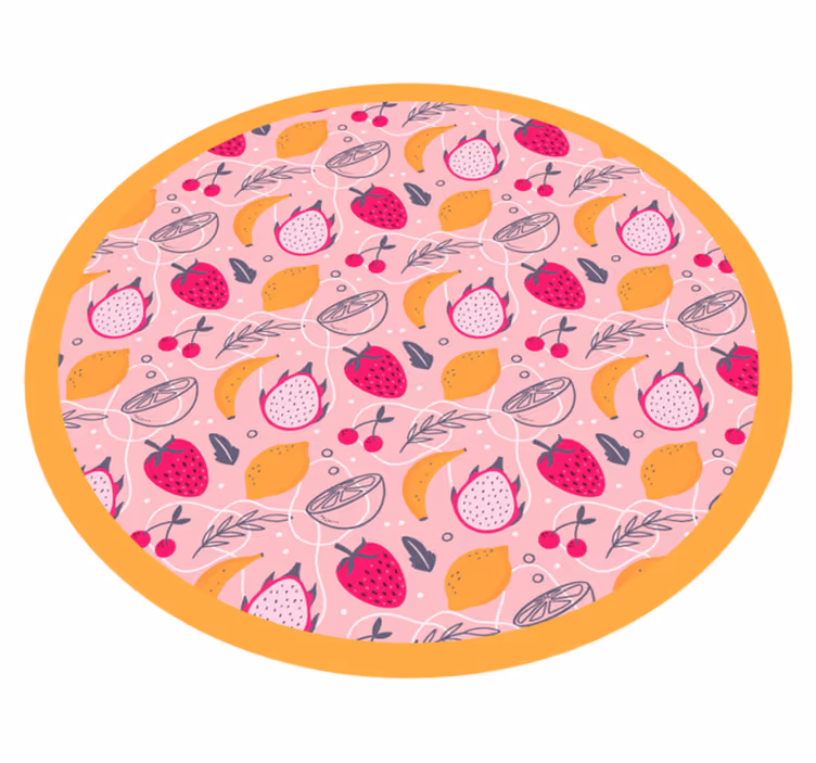 Fruity Delight animal mat - TenStickers