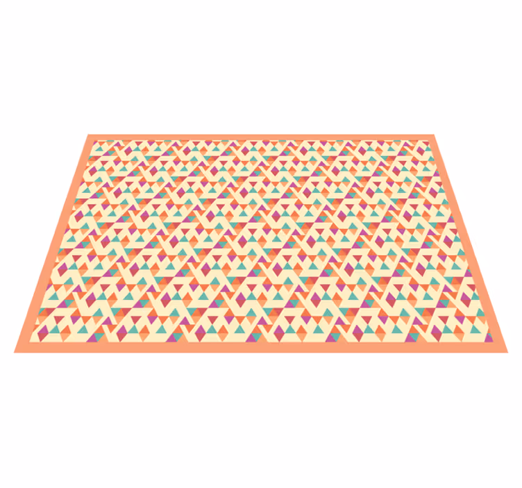 Mosaic rug mosaic pattern runner - TenStickers