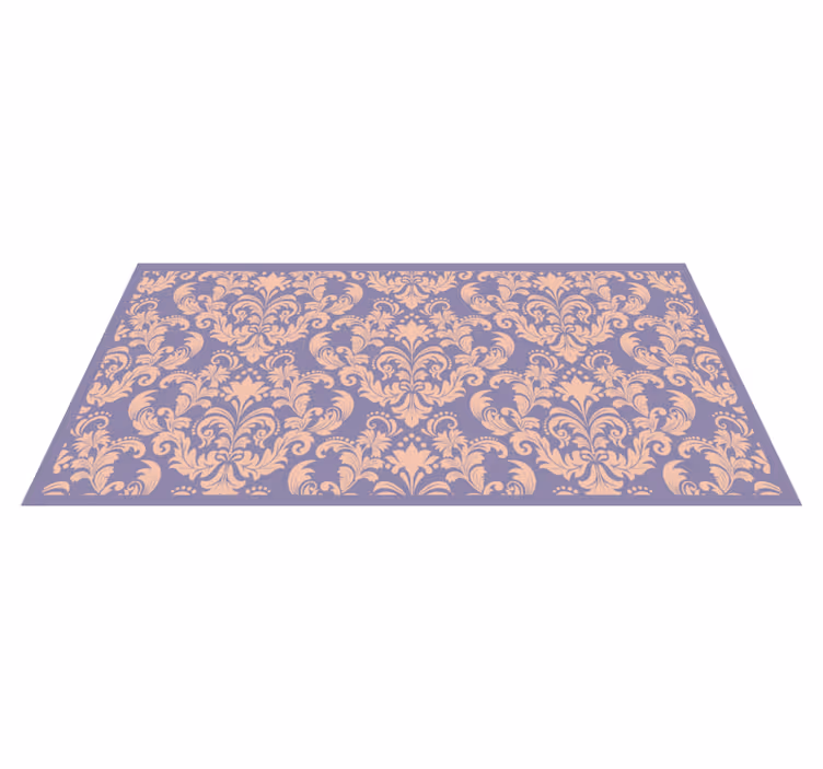 Baroque Pattern Detail texture rug - TenStickers