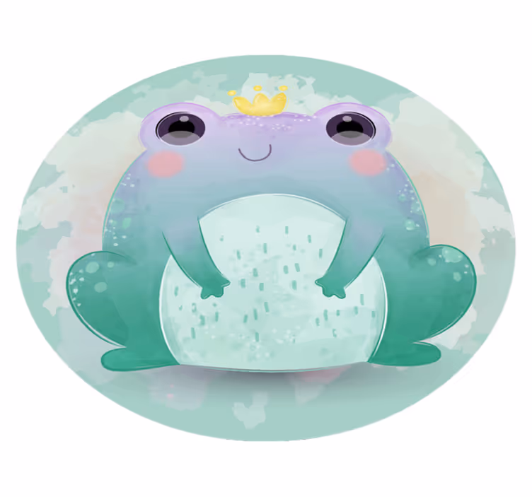 Cartoon Aquatic Friends kids rug - TenStickers