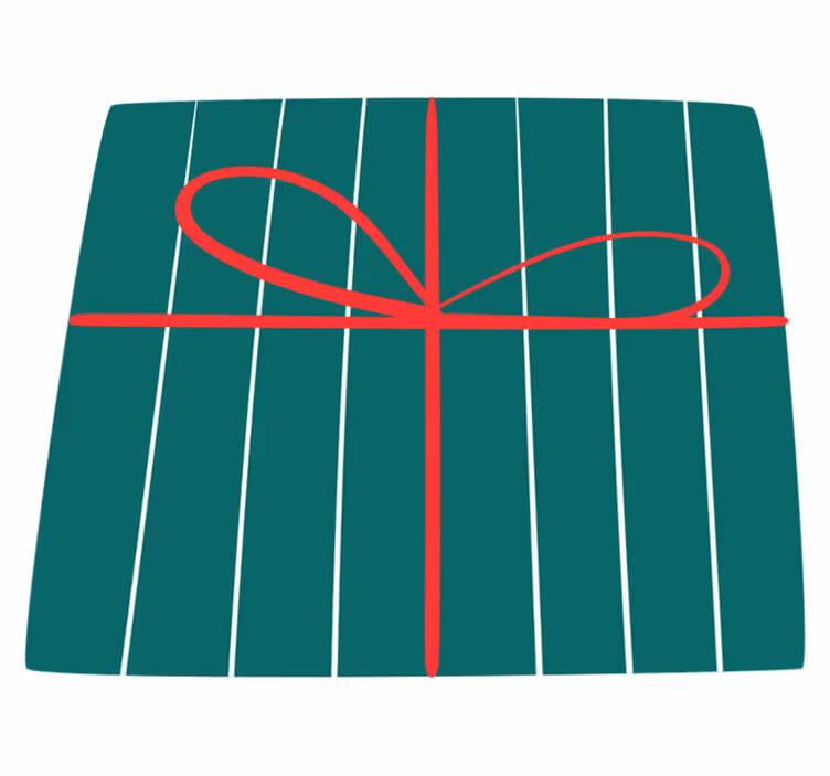 Emerald Crimson Lines stripes rug - TenStickers