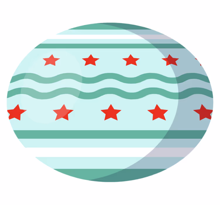Star rug with aquatic star design - TenStickers