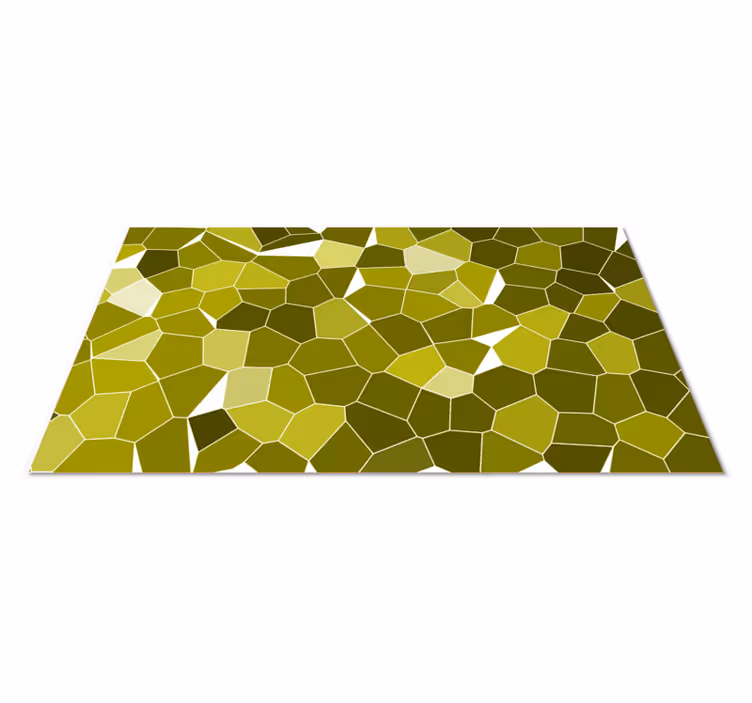 Geometric Culinary Space kitchen mat - TenStickers