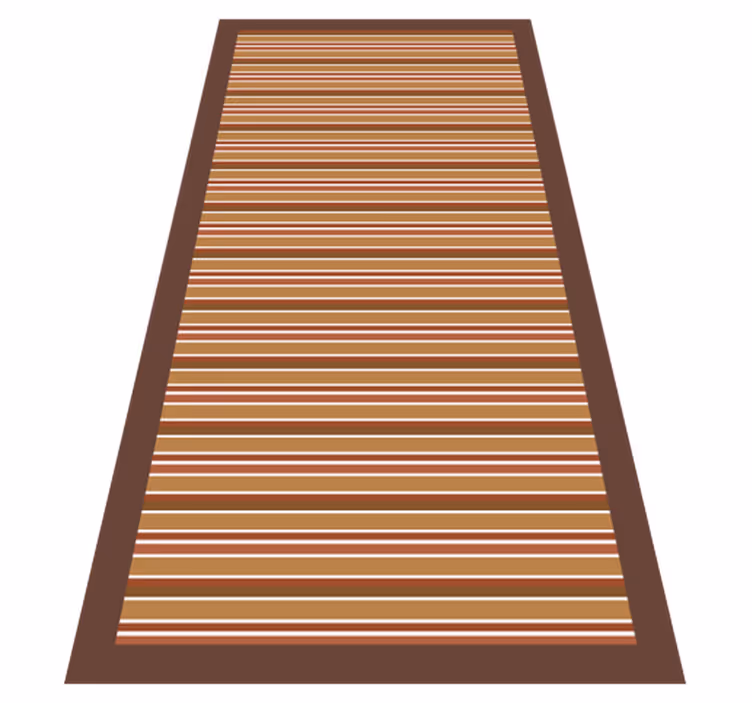 Striped Motif stripes rug - TenStickers