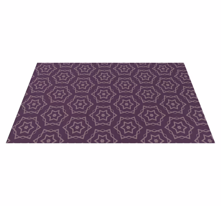Symmetric Pattern geometric rug - TenStickers